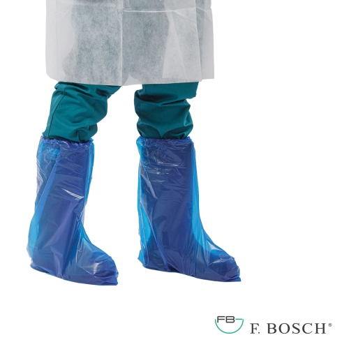 F. Bosch Overboot (PE) Embossed, Blue, 38cm