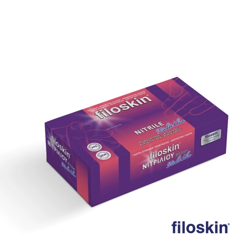 Filoskin νιτρίλιο Violet Blue μωβ χωρίς πούδρα