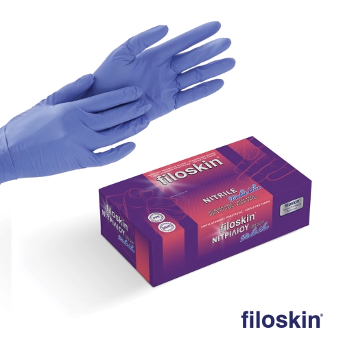 Filoskin νιτρίλιο Violet Blue μωβ χωρίς πούδρα