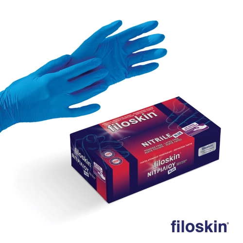 Filoskin νιτρίλιο μπλε χωρίς πούδρα