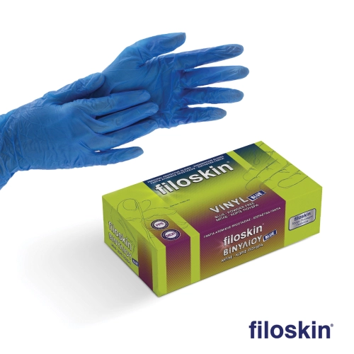 Filoskin βινύλιο μπλε χωρίς πούδρα