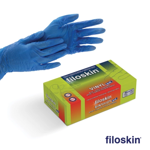 Filoskin βινύλιο μπλε με πούδρα
