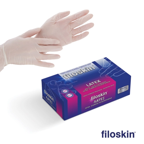Filoskin λάτεξ λευκό με πούδρα