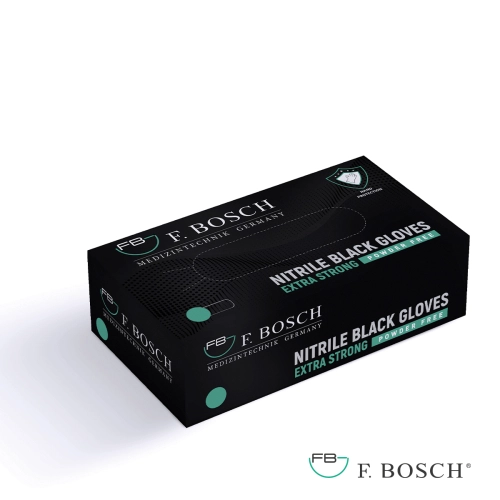 F. Bosch νιτρίλιο Extra Strong μαύρο χωρίς πούδρα