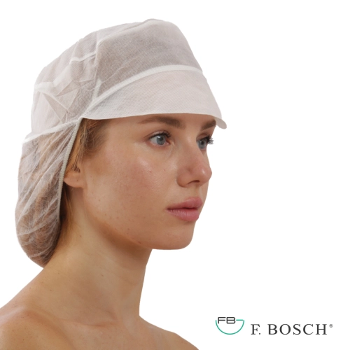 F. Bosch Σκουφάκι με γείσο Non Woven (Με Φιλέ)