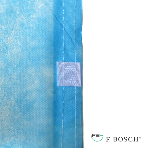 F. Bosch Ρόμπα Επισκέπτη Non - Woven με Αυτοκόλλητο Μπλε XXL