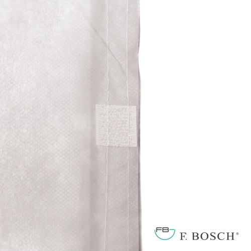 F. Bosch Ρόμπα Επισκέπτη Non - Woven με Αυτοκόλλητο Λευκή XXL