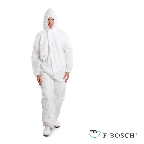 F. Bosch Φόρμα Ολόσωμη Τύπου 5+6 (χωρίς ταινία) Λευκή XL