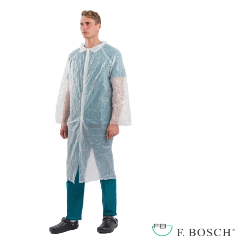 F. Bosch Ρόμπα Επισκεπτών Πλαστική PE Με Κουμπιά