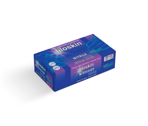 Filoskin νιτρίλιο Extra Strong μπλε χωρίς πούδρα